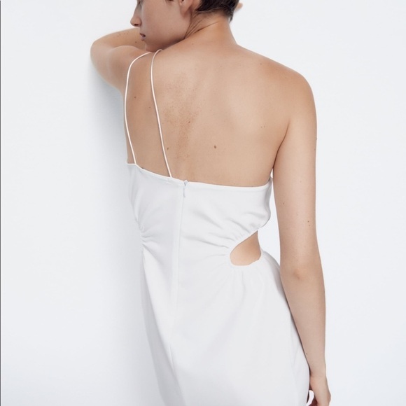 NWT Zara Asymmetric mini dress - Picture 3 of 9